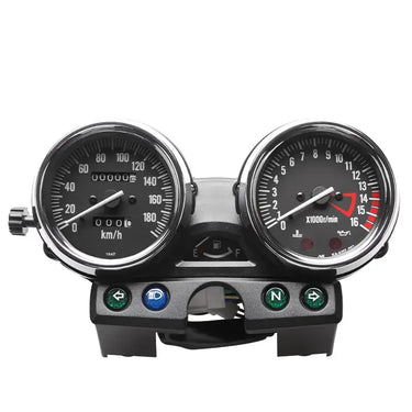 Compteur Moto Vintage Double Cadran 180km/h